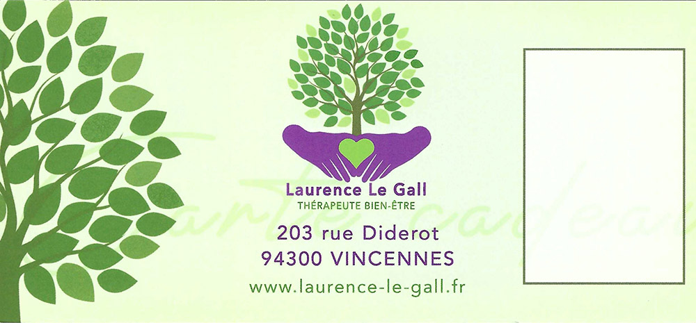 Laurence Le Gall | réflexologue | Carte cadeau